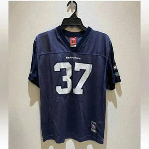 Seattle Seahawks Reebok #37 Shaun Alexander NFL Football Jersey Vintage Kids XL
